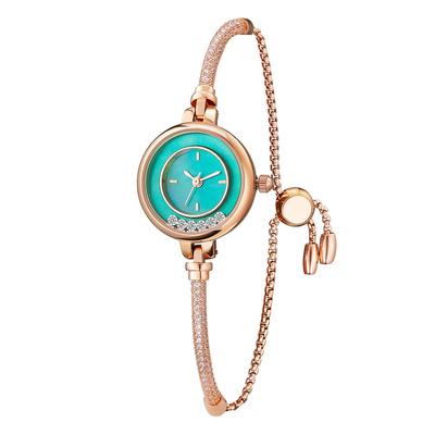 TIME100 Wrist Waterproof Temperature Second Battery Watch for Green Women's Watch, 1-BAR, Watch, Dial, Hand, Analog, Luxury, Slim, Operated, Popular,