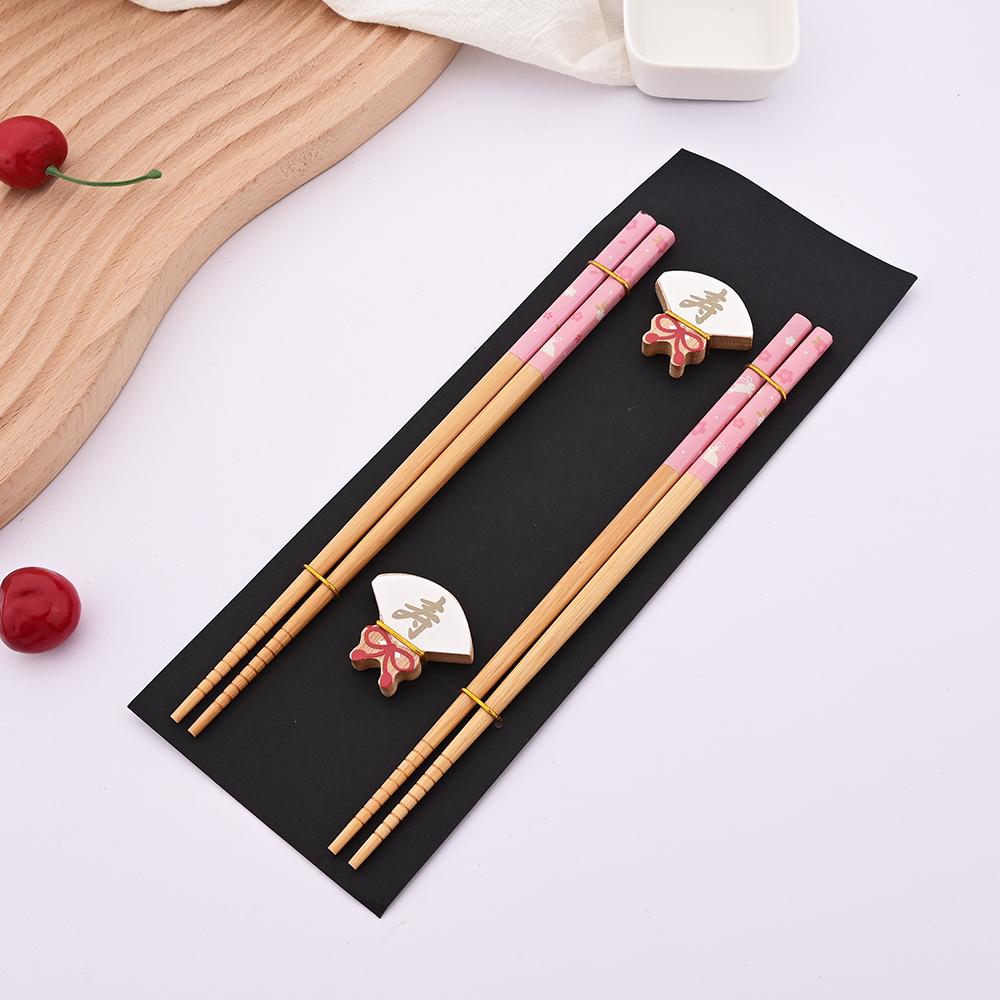 

2 пары китайских палочек для еды, японские, корейские, суши, палочки из цельного дерева, свадебный подарок, палочки для еды, набор из двух пар палочек для еды Hashi