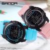 Sanda Unisex Multifunctional Electronic Sport Watch for Students