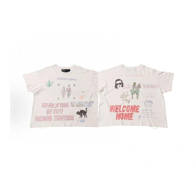 Vintage Washed Cotton Oversized Streetwear Tee Men Women 2026 Loose Fit Graphic Short Sleeve T-Shirt