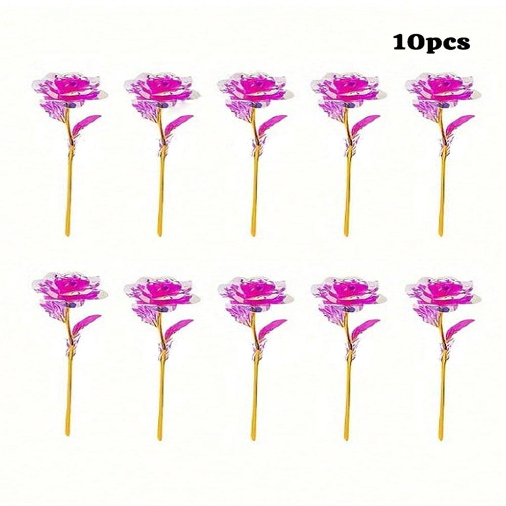 

10pcs Rose red Artificial Roses - Perfect Gift on Mother s Day/Thanksgiving/Valentine s Day - Wedding Party Graduation Birthday As Picture