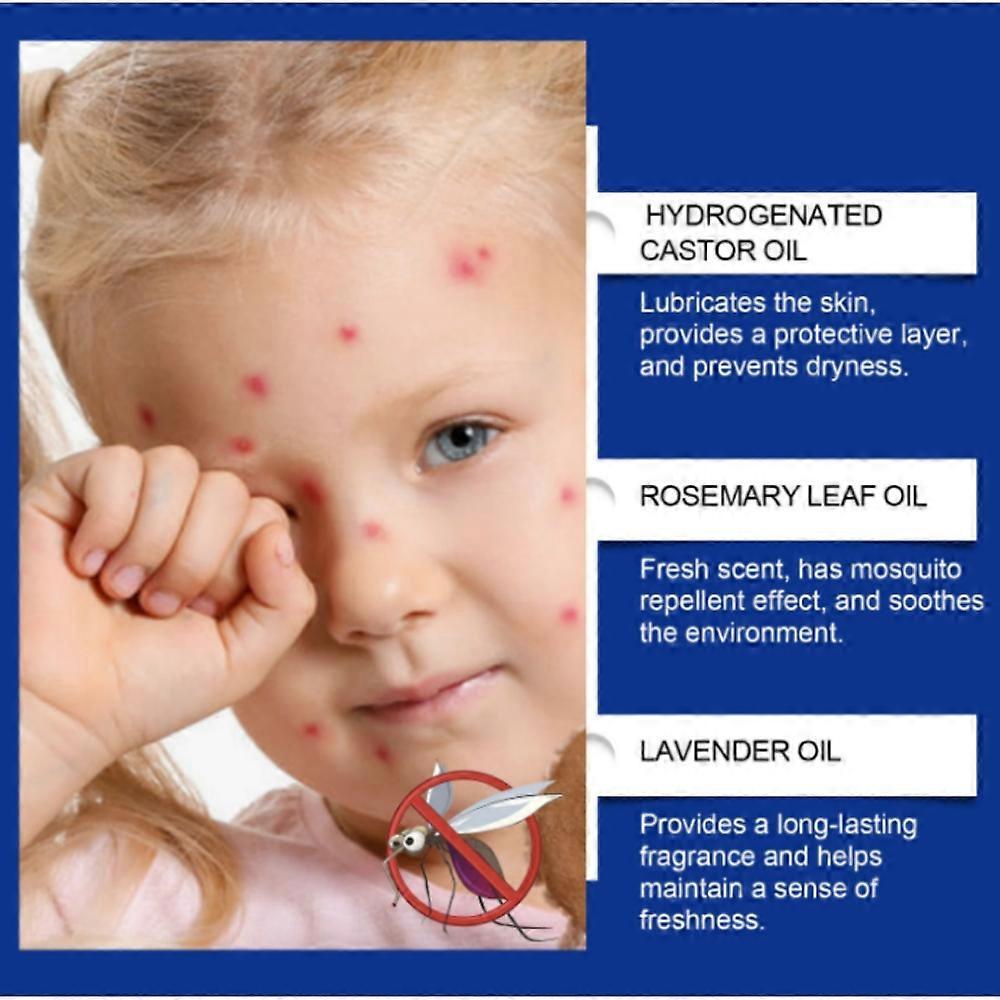 Nuovo Spray Zanzare Portatile Oli Essenziali Protezione a Lunga Durata Portatile Anti-morso Erboristico 175ml