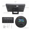 Silent Minimalist European & American Wall Clock with HD LCD Display