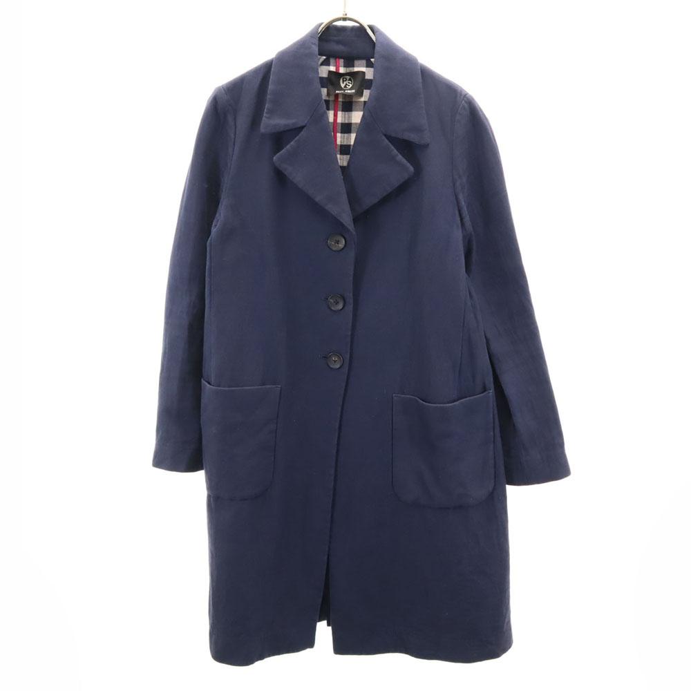PS Paul Smith Chester Coat 40 Navy Women Used