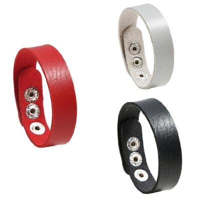 Bracelet en Cuir PU Noir Fermoir Réglable Ajustement Parfait 14 22cm Poignet Bijoux Modernes Décontractés