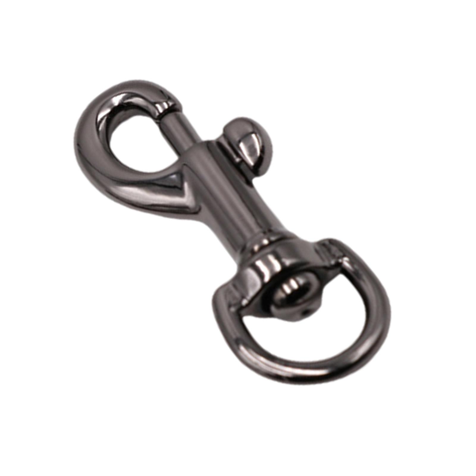 

Высокопрочный пружинный карабин для повседневного использования и путешествий, пряжка для плечевых ремней, триггеры, поворотный рым-болт, карабин чёрный