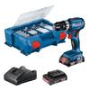 Perceuse a Percussion GSB 18V-45 + 2 Batteries 2,0Ah + Chargeur GAL 18V-20 - 06019K3306