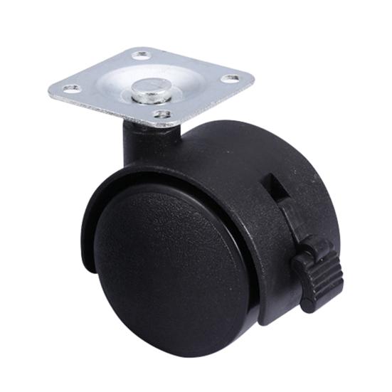 4Pcs Universal Silent Sliding Trolley Chair Wheel Furniture Casters Hardware