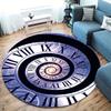 Doctor Who Round Area Rug,Carpet Rug for Living Room Bedroom Sofa Playroom Decor,Non-slip Floor Mat