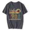 Vintage 1982 Limited Edition Print Men T Shirt Short Graphic Women Ladies T-Shirt Tops Funny Summer Cotton Tees