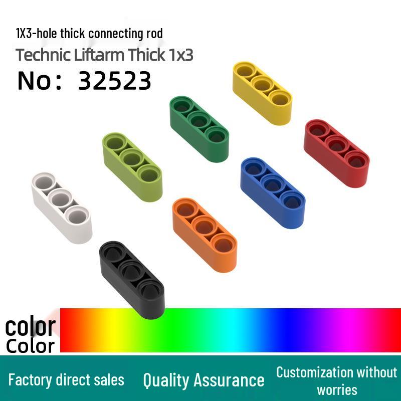 

1x3 Hole Arm Technic Building Blocks for Ages 6+ 0.1kg (~135 pcs) білий