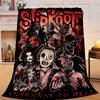 1PZ Coperta in Flanella Collage Banda Musicale Rock Metal Regalo, Adatta Sia per Uomini Che per Donne, Morbida Ideale per Letti e Divano, Regalo di Compleanno o Natale