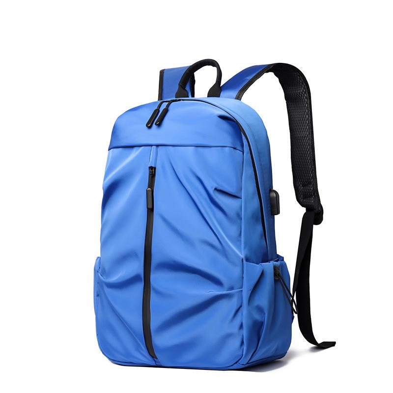 Schoolbag1011 Simple Casual Atmospheric Large Capacity Backpack Men's Business Computer Bag Tide Outdoor Travel Backpack