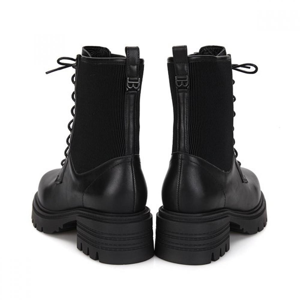 BARBARA Leather Chunky Mold 5.5cm Boots Bbf857bk