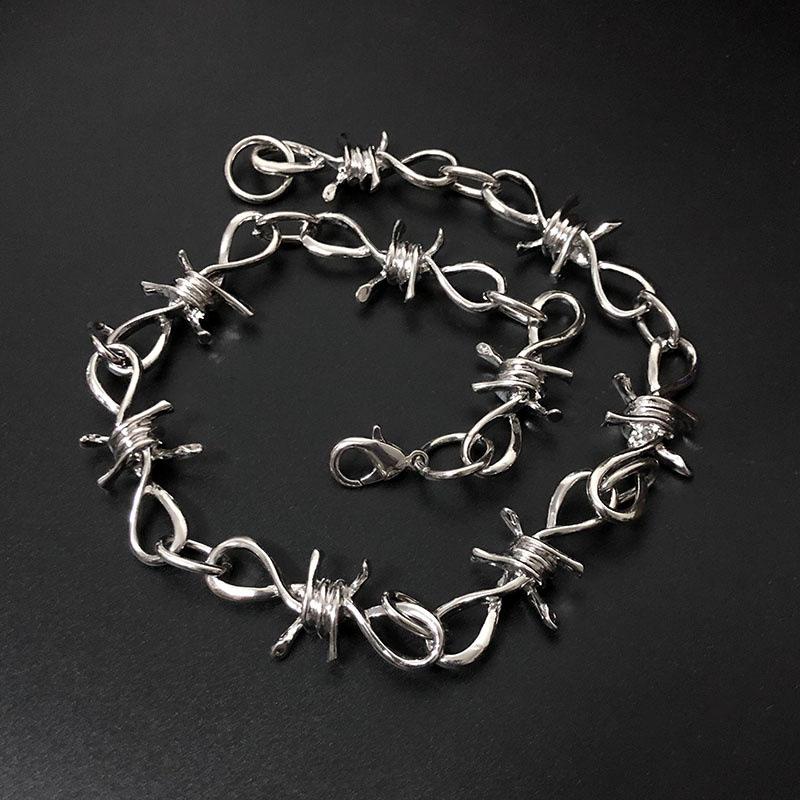 JYL TS Bracelet Silver Emperor Chain Style Brings Nobility & Strength Necklace (color-preserving plating) средний конфеты яблоко красный