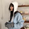 Ear Flaps Knitted Hat Keep Warm Ear Protection Hat New Winter Beanie Cap  for Women