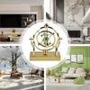 1PC Celestial Orbit Perpetual Motion Pendulum Rotating Wobbler Earth Desktop Model Creative Home Rotary Decoration Desk Gift