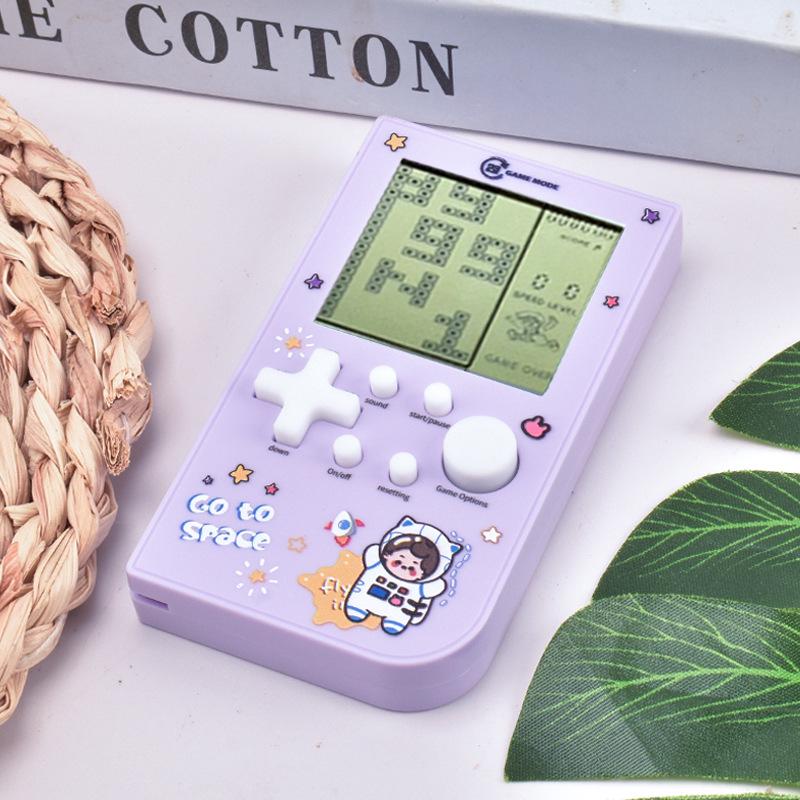 Classic Retro Handheld Tetris Game Console for Kids