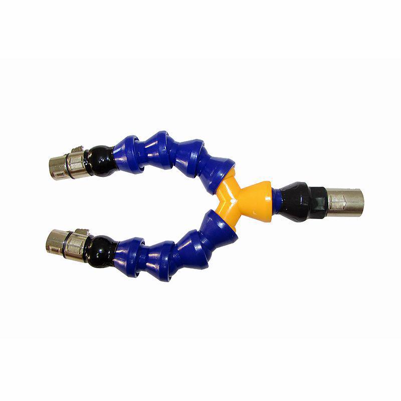 Spine-Shaped Deformable Extension Rod with Three-Hole Suction Cup, Connectors, and Accessories: Unisex Adult Toy