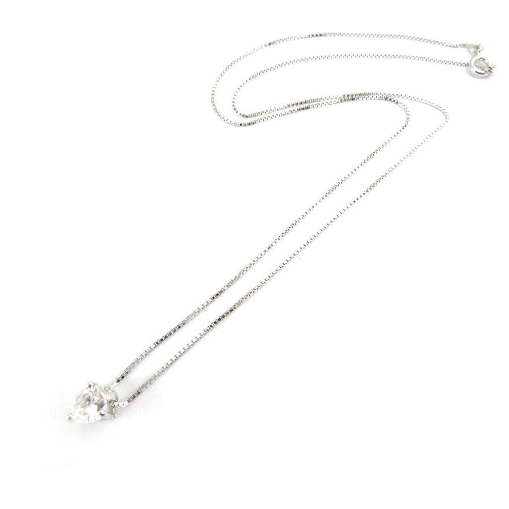 Altesse [L6102] - White 'Love' Silver Necklace