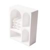 1/12 Dollhouse Simulation Mini Bookshelf Storage Cabinet Model Dollhouse Furniture Decoration Dolls House Living Scene Ornament