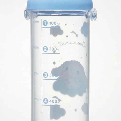 Skater Children's Clear Plastic Water Bottle 480ml Cinnamoroll Starry Sky Sanrio With Scale to Manage Hydration PSB5TRC-A