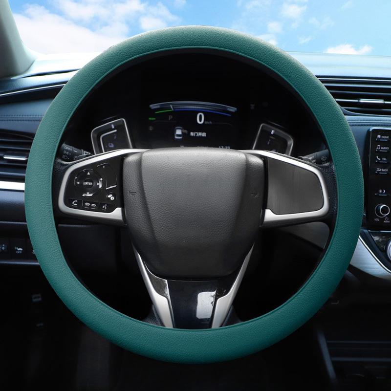1PC Vier Jahreszeiten Auto Lenkrad Abdeckung Handschuh Abdeckung Silikon Lenker Abdeckung Zubehör Weich