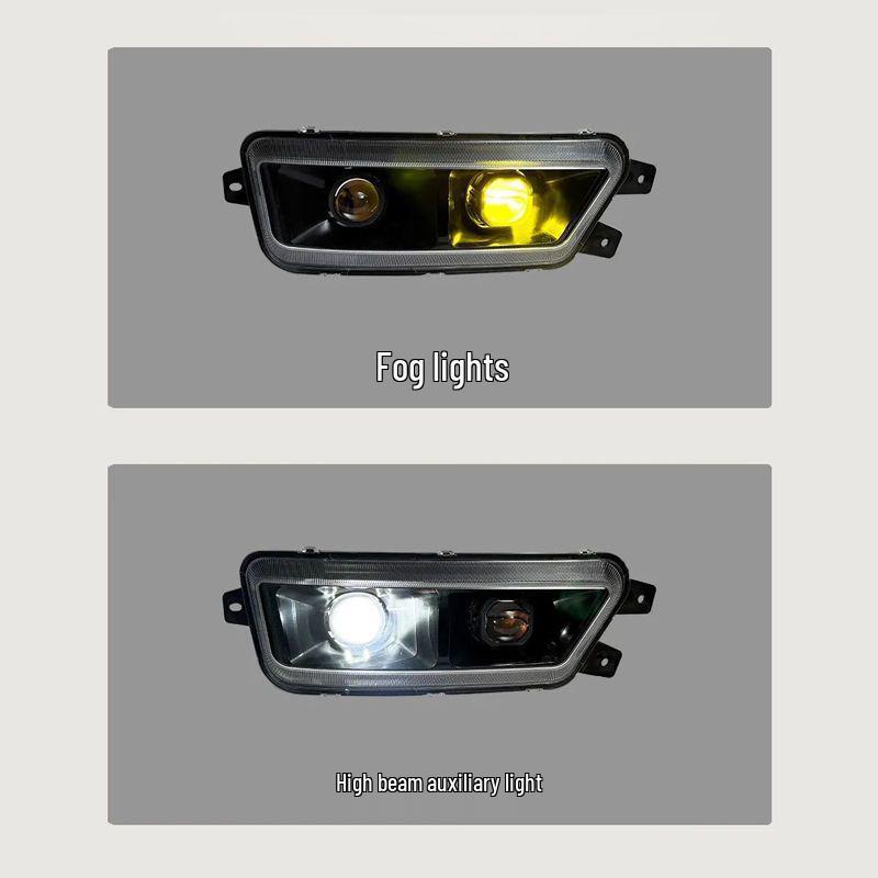 Jiefang JH6 LED Dual-Lens Modified Truck Front Fog Light Assembly