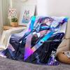 1pc Blanket - LOL-KDA kaisa ahri akali  Print Design,Lightweight Blanket for Sofa,Bed- Soft &Warm,Gift for All Seasons