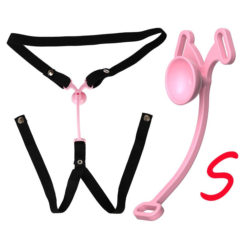 Male Penis Ring Chastity Cage Anti-off Device Elastic Band Auxiliary Belt Adjustable Underwear Rope Scrotum Ring Sissy Sex Toys
