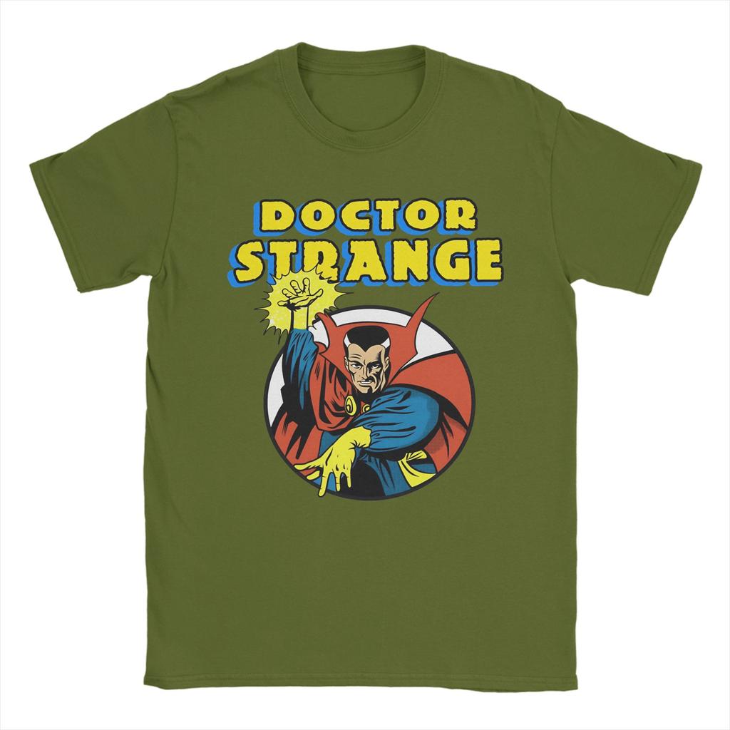 Doctor Strange T Shirt for Unisex 100 Cotton Funny TShirts Crewneck Tees Short Sleeve Clothing Plus Size