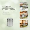 304 Stainless Steel Tea Storage Canister Moisture Proof Powder Container  For Coffee Powder