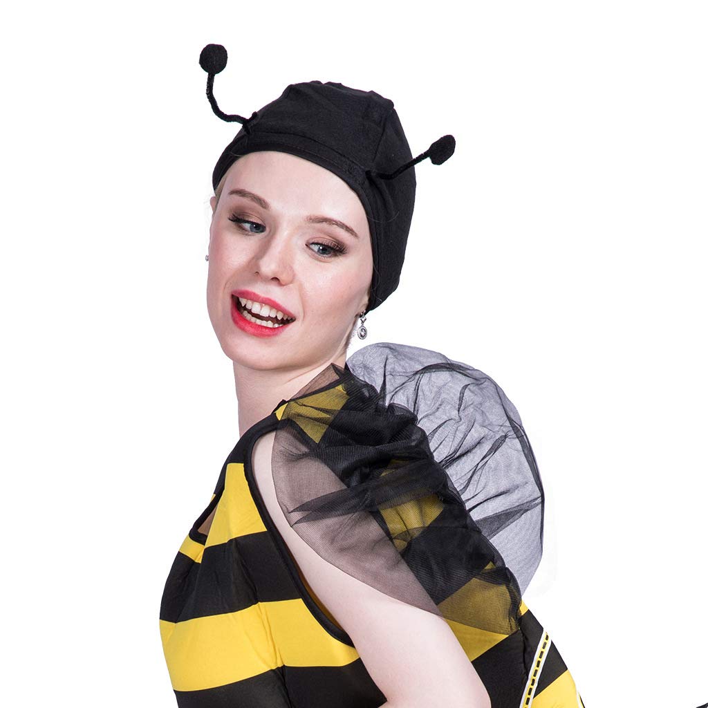COSSA Halloween Funny and Hot Dog Bean Adult Costumes Banana, Pea, Vegetable, Costumes, Costumes, Unisex, (Honeybee)