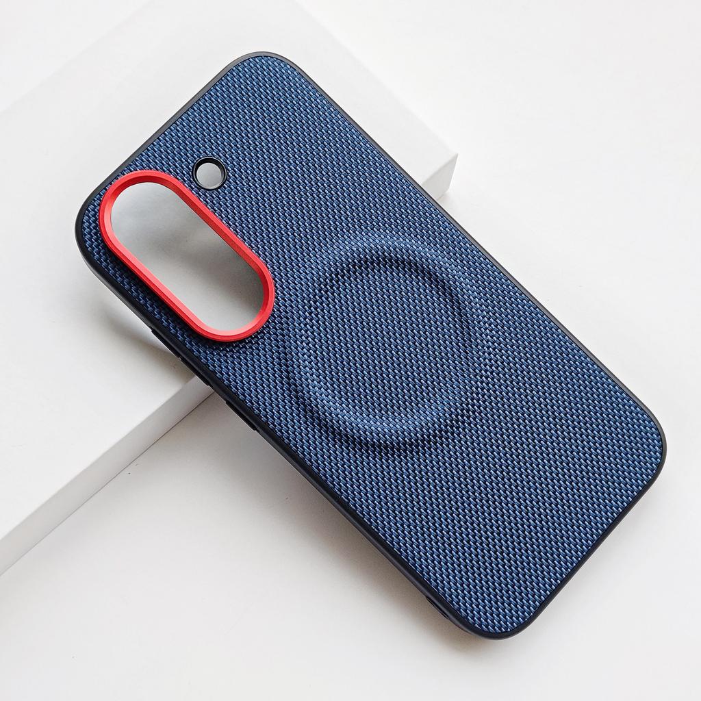 For POCO X8 Pro Case Nylon Woven Matte Anti Fingerprint Magnetic Skin-friendly Back Cover For Xiaomi Poco X8 Pro 5G Shell Bumper