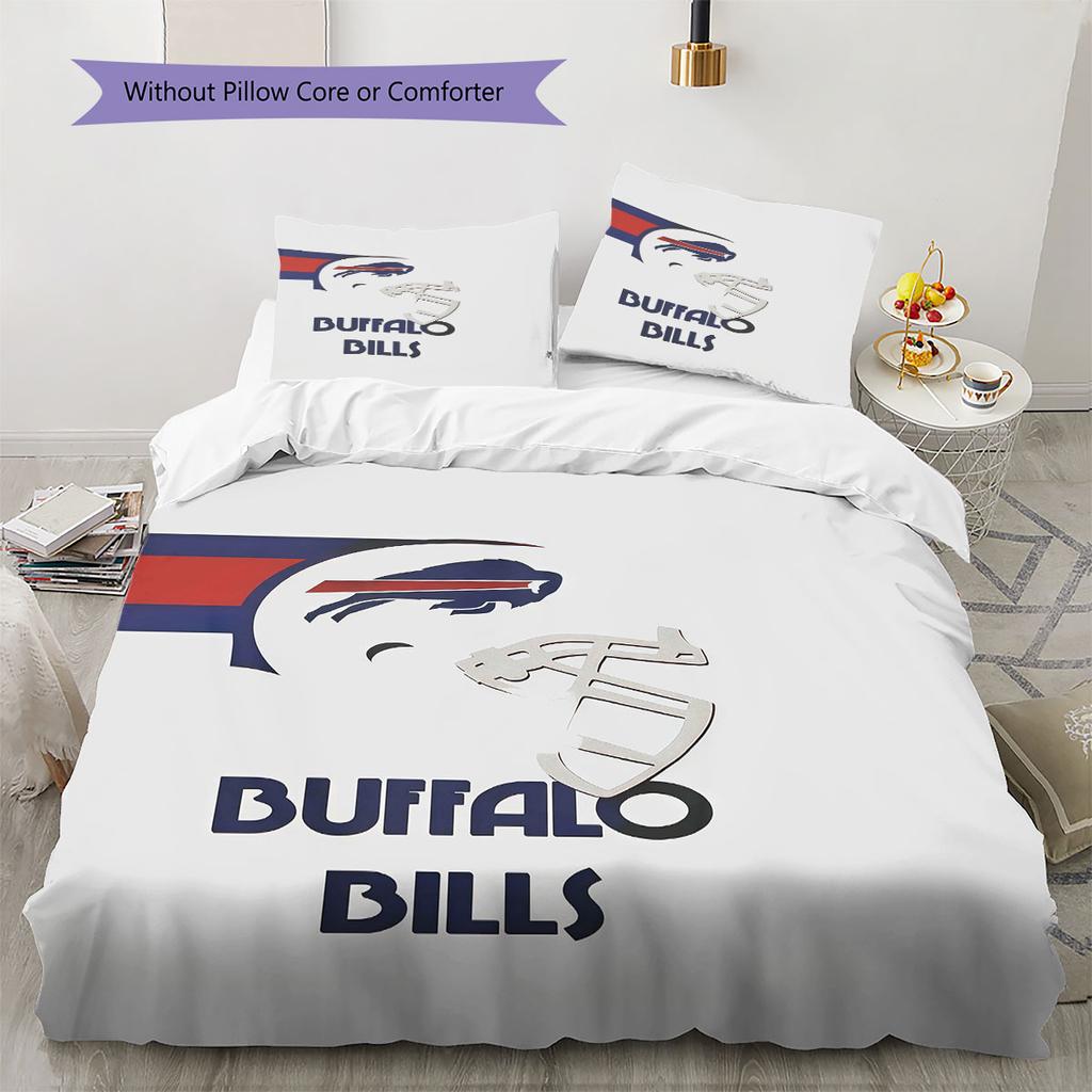 Bills Pattern Bedding Home Decoration Birthday Gift ( 1 Duvet Cover + 2 Pillowcase, Without Core),fan Merchandise.