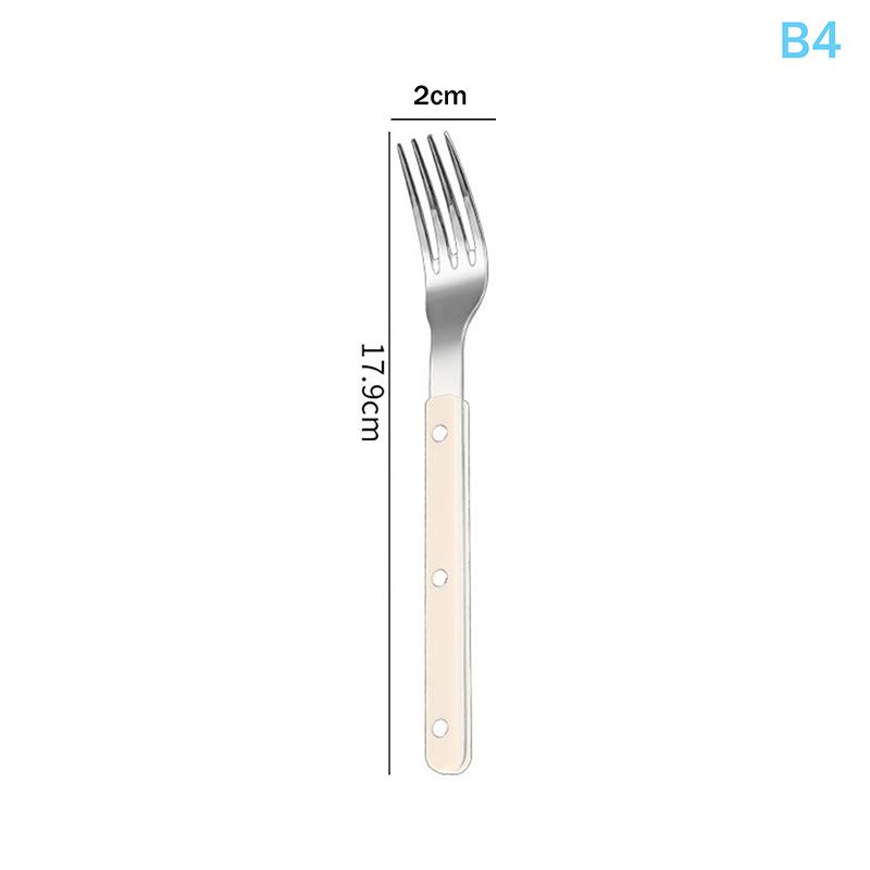 

Colorful Handle Cutlery 304 Stainless Steel Creativity Gift Flatware Knife Fork Spoon Drop Ship