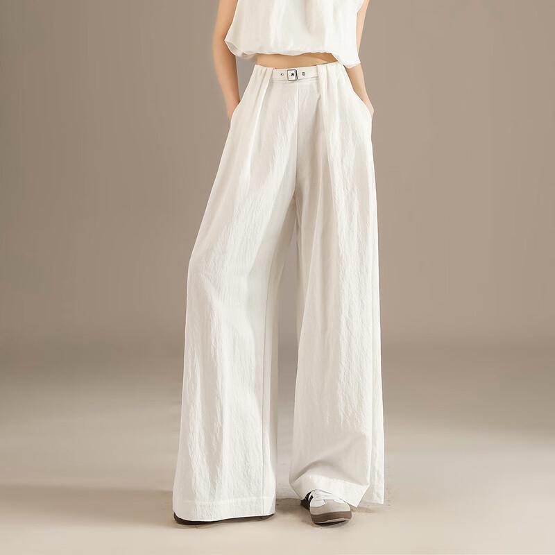 RAIN.CUN Damen Premium Lockere Gerade Ice Silk Hose