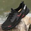 Men's Walking Sneakers Outdoor Anti Slip Wear-resistant Mesh Shoes Summer Lightweight Elastic Band Wading Shoes Size 38-46