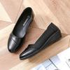 Soft leather single shoes casual shoes women's leather shoes new comfortable middle-aged shoes