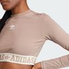 adidas Maglietta Grafica Originals Neutral Court Donna Top Rosa Marrone IS5267