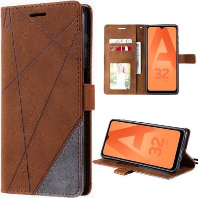 Hülle - BOOLING - Samsung Galaxy A32 5G - Flexibel - Magnetisch - Braun