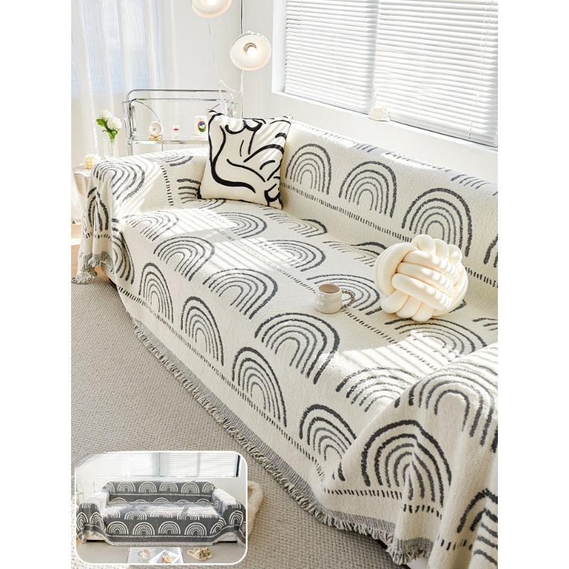 

Утолщенная плюшевая пряжа, чехол для дивана, ткань, осенне-зимняя плюшевая подушка для дивана, минималистическое полотенце для дивана, универсальное покрывало, одеяло 180*130cm