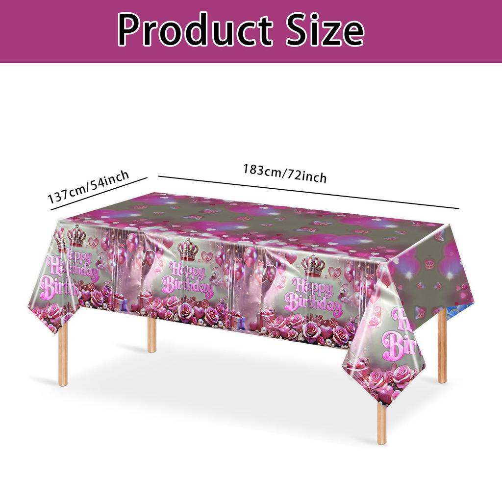 Leaf Cake Birthday Party Decoration Tablecloth Children'S Birthday Party Tablecloth