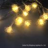 LED Simulated Foam Rose String Lights for Romantic Qixi Decor