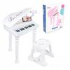 Organy Pianino Elektroniczne Keyboard Dla Dzieci Mikrofon Karaoke 37 Klaw