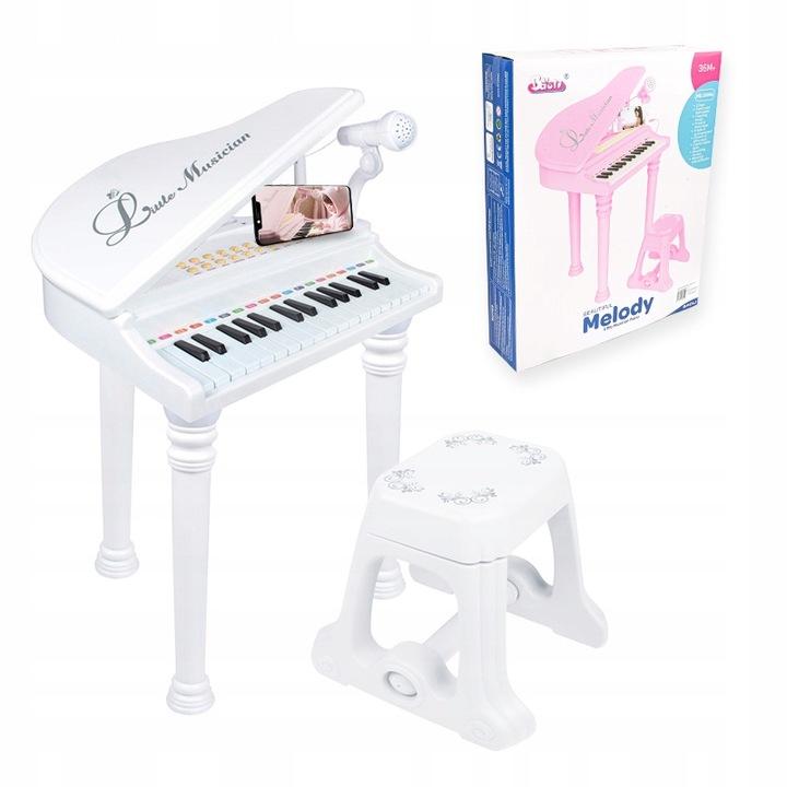Organy Pianino Elektroniczne Keyboard Dla Dzieci Mikrofon Karaoke 37 Klaw