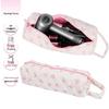 Bow Print Portable Hair Dryer & Curling Tool Travel Bag