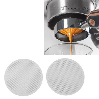 2PCS Set Durable Construction Coffee Puck Screen Stainless Steel Filter  Coffee Brewing
