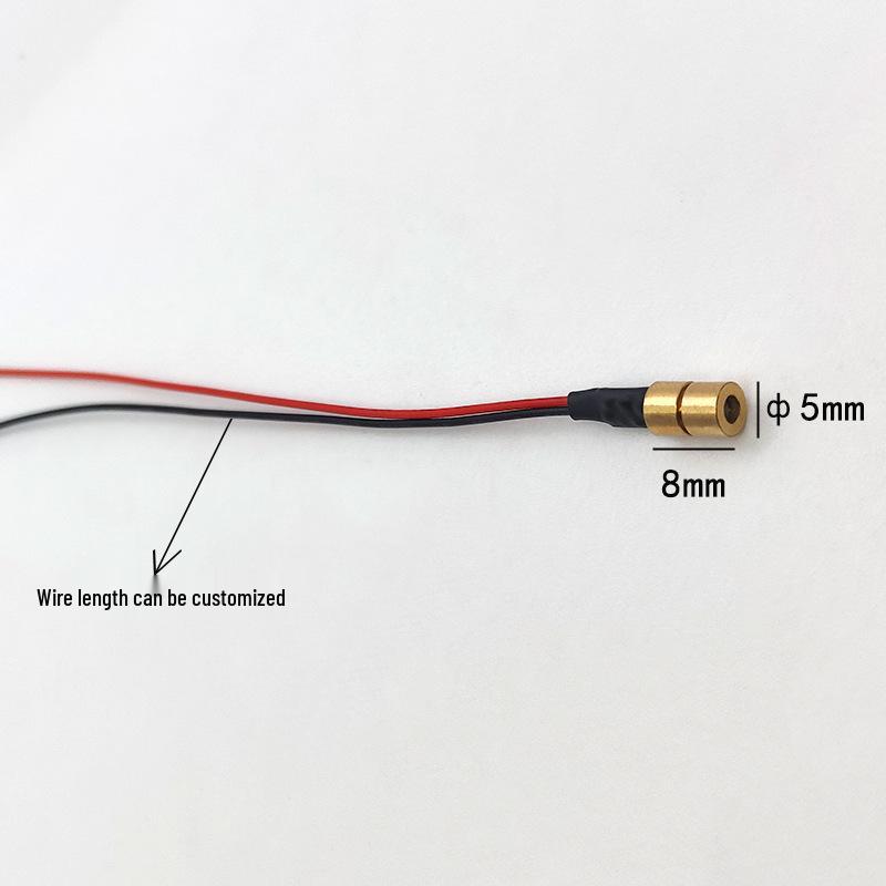 Ultra-Small 5x8mm 650nm 1mW Red Laser Module for Dot Marking