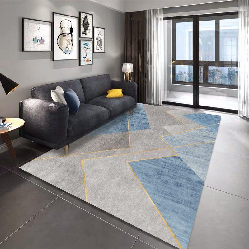 Covor Decorativ Geometric Modern pentru Sufragerie Covor Antiderapant pentru Camere Covor de Casă Covoraș pentru Mese de Cafea Mari Curățare Ușoară